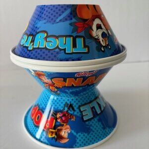 3 Kelloggs Plastic Cereal 2 Snap Crackle Pop Frosted Flakes Tony The Tiger 2017